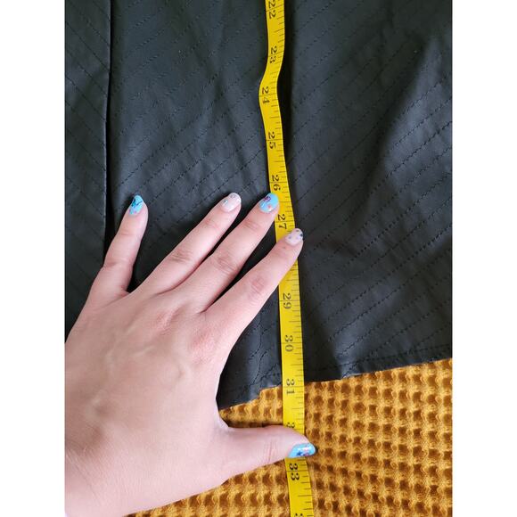 Venus Biker Faux Leather Grunge Alt Moto Fit Flare Chain Long Unique Jacket 12 - Picture 4 of 8